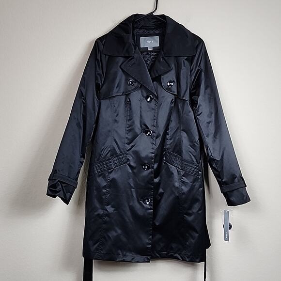 NWT Apt 9 Black Outdoor Coat Large Jacket - Picture 3 of 8